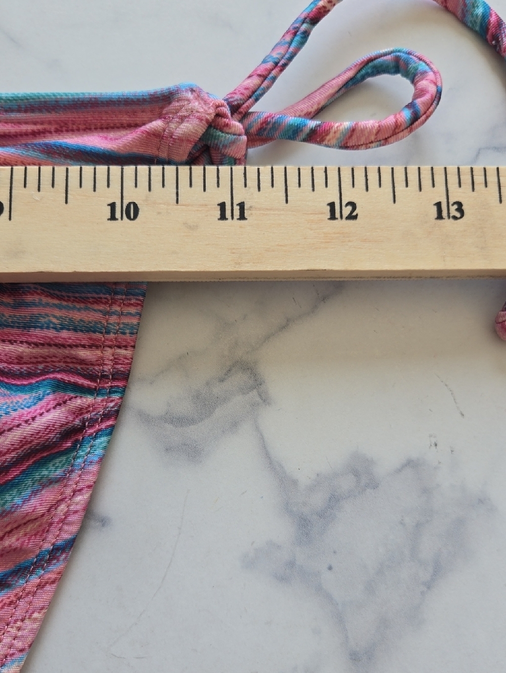 Salt + Cove Under Wraps Striped Side Tie Hipster Swim Bottom Swimsuit Size S NWT - Picture 6 of 10